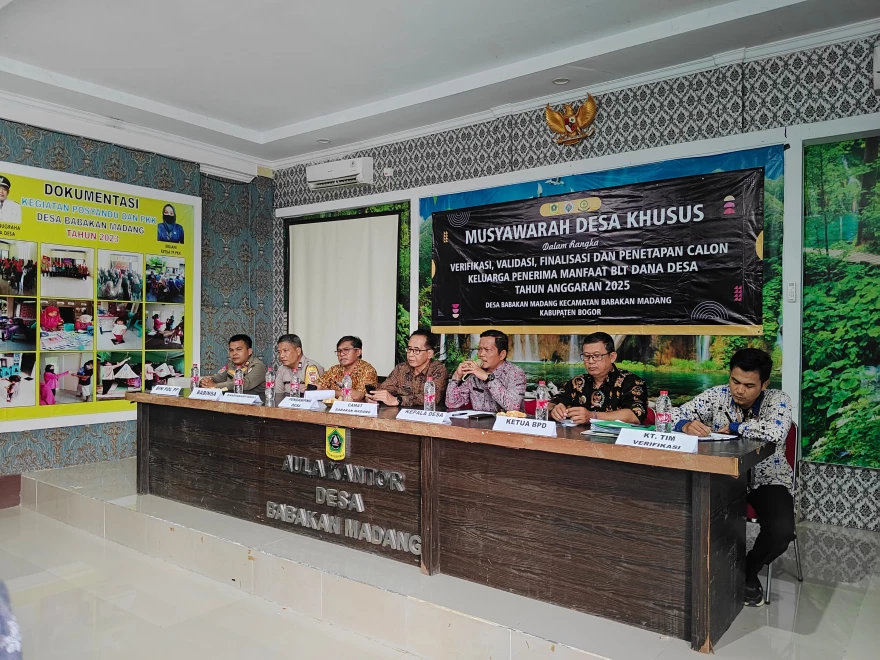 Verifikasi dan Validasi Calon Penerima BLT 2025