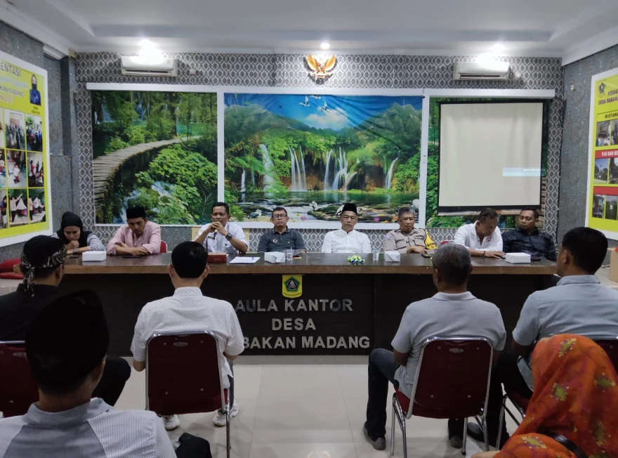 PEMERINTAH DESA BABAKAN MADANG MENGGELAR RAPAT PERSIAPAN PELAKSANAAN PEMILIHAN RT DAN RW